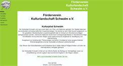 Desktop Screenshot of kulturlandschaft-schwalm.de